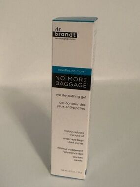 Dr. Brandt No More Baggage Eye Gel — White with Teal Accent